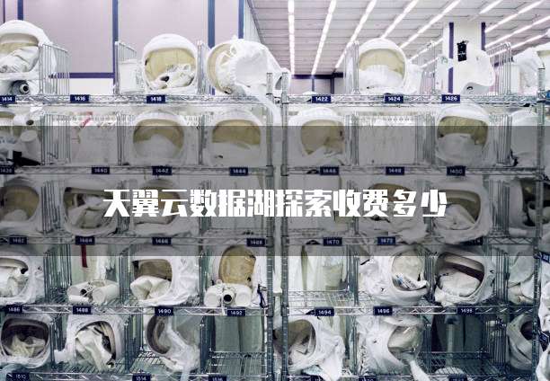 天翼云数据湖探索收费多少