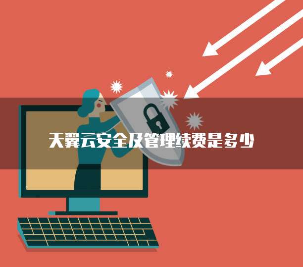 天翼云安全及管理续费是多少
