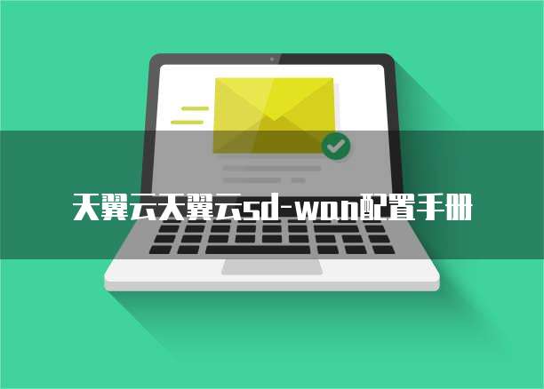 天翼云天翼云sd-wan配置手册