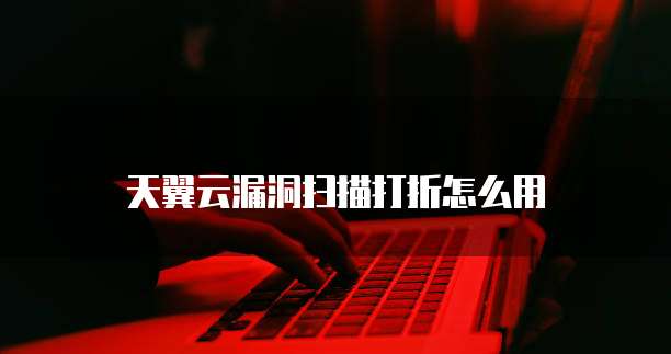 天翼云漏洞扫描打折怎么用