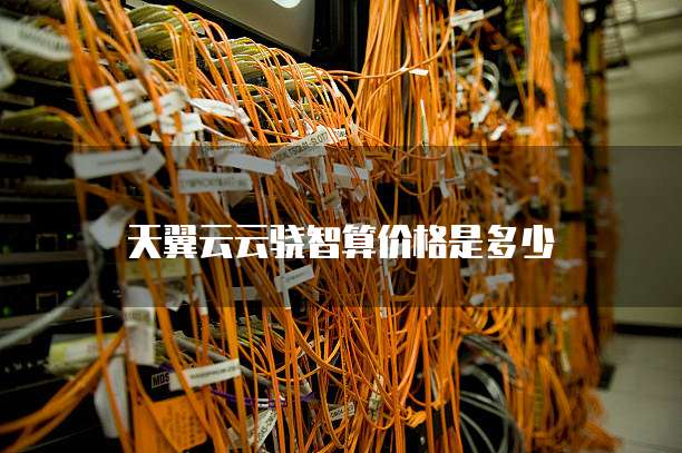 天翼云云骁智算价格是多少