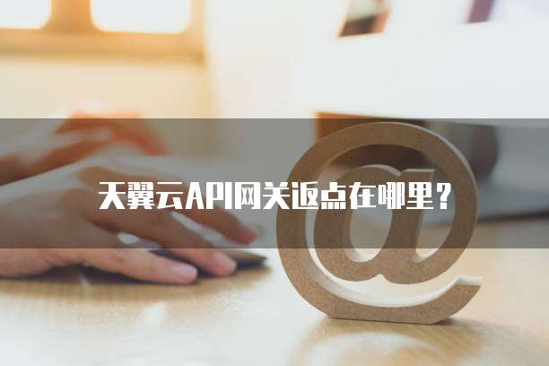 天翼云API网关返点在哪里?
