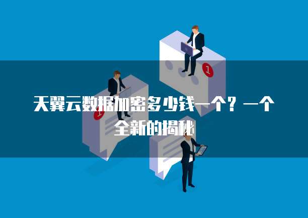 天翼云数据加密多少钱一个?一个全新的揭秘
