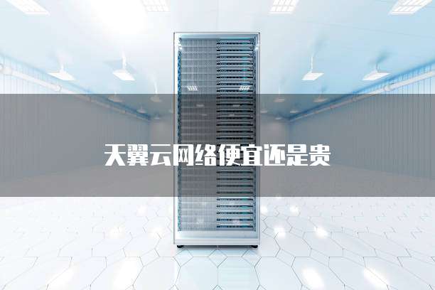 天翼云网络便宜还是贵
