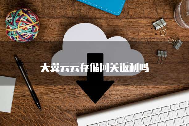 天翼云云存储网关返利吗