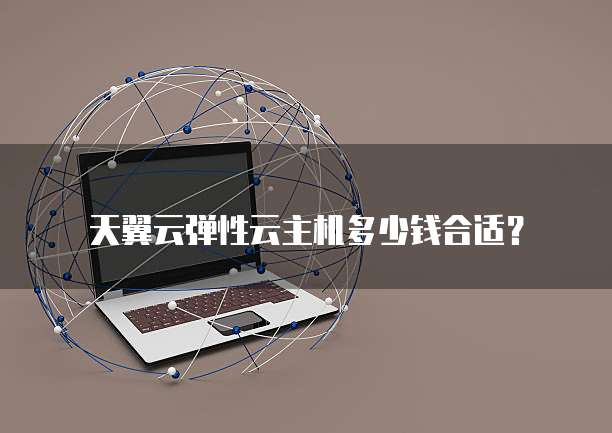 天翼云弹性云主机多少钱合适?