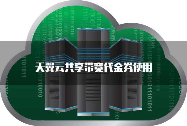 天翼云共享带宽代金券使用