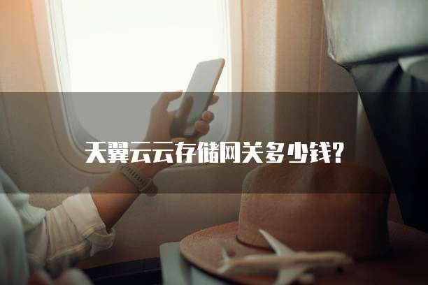 天翼云云存储网关多少钱?