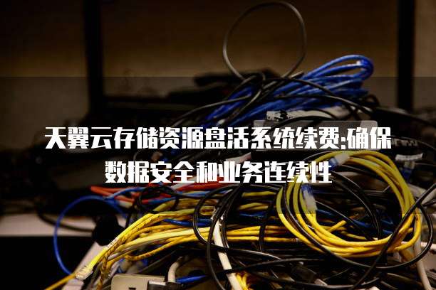 天翼云存储资源盘活系统续费:确保数据安全和业务连续性
