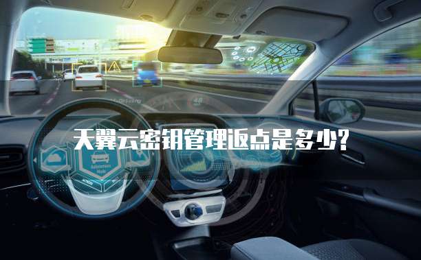 天翼云密钥管理返点是多少?