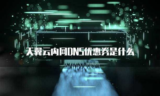 天翼云内网DNS优惠券是什么