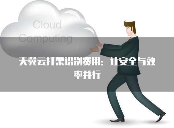 天翼云打架识别费用:让安全与效率并行