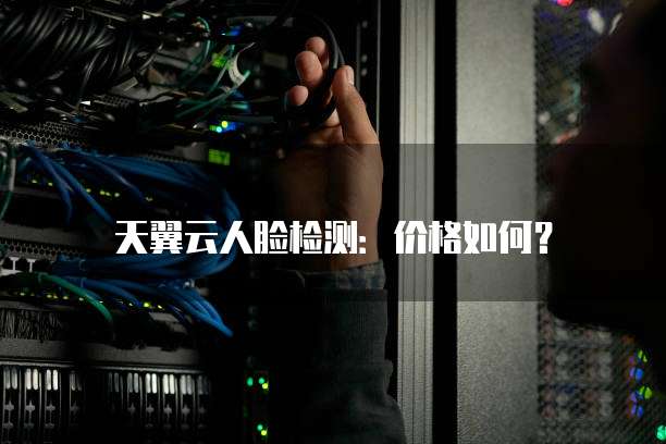 天翼云人脸检测:价格如何?