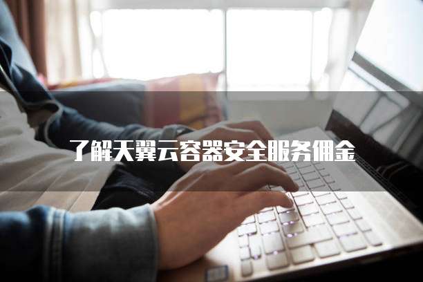 了解天翼云容器安全服务佣金