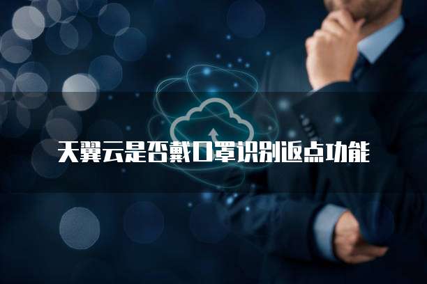 天翼云是否戴口罩识别返点功能