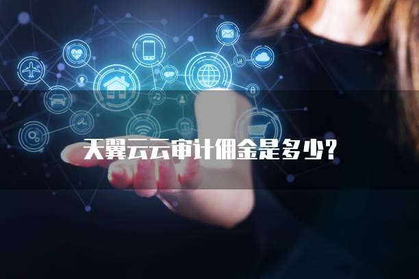 天翼云云审计佣金是多少?