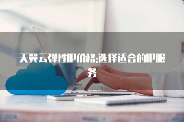 天翼云弹性IP价格:选择适合的IP服务