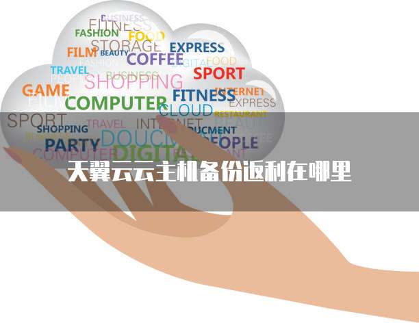 天翼云云主机备份返利在哪里