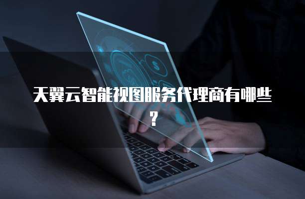 天翼云智能视图服务代理商有哪些?