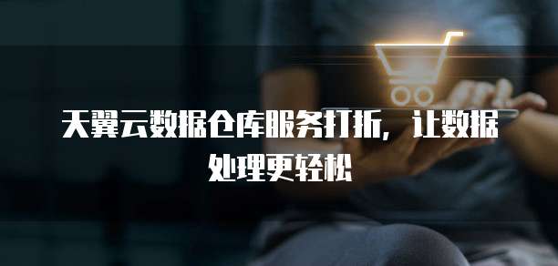 天翼云数据仓库服务打折,让数据处理更轻松