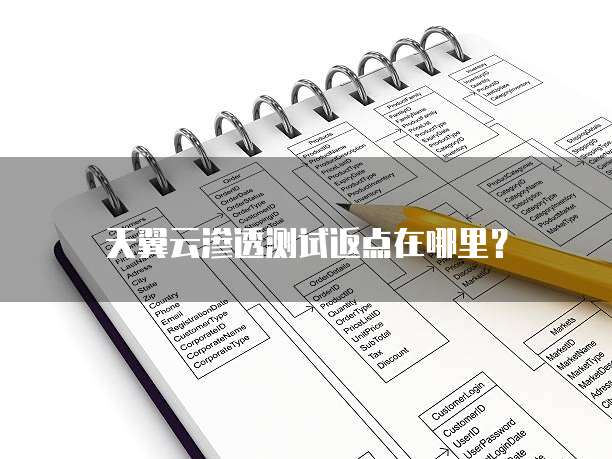 天翼云渗透测试返点在哪里?
