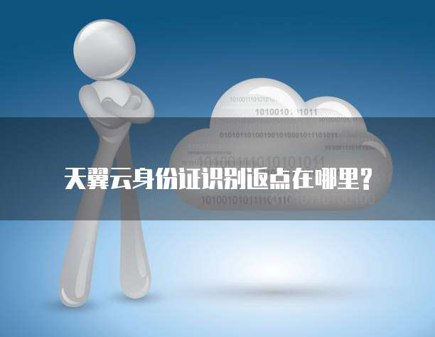天翼云身份证识别返点在哪里?