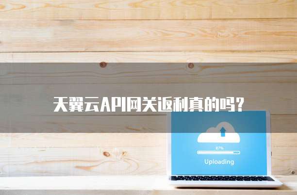 天翼云API网关返利真的吗?