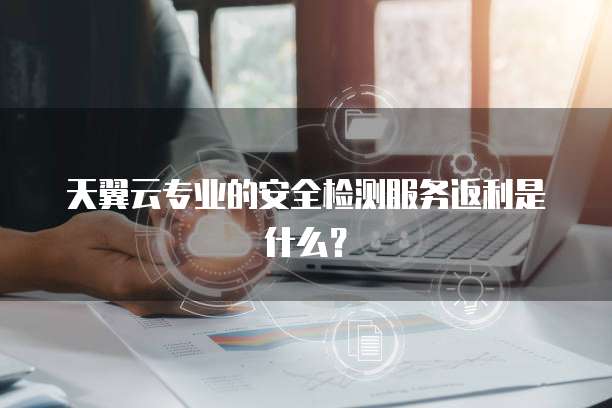 天翼云专业的安全检测服务返利是什么？
