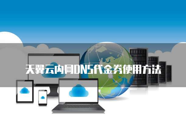 天翼云内网DNS代金券使用方法