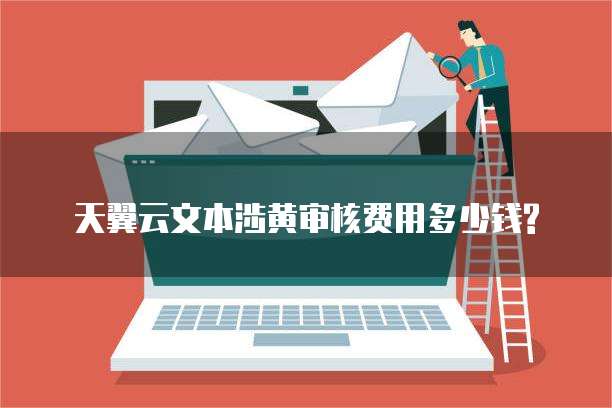 天翼云文本涉黄审核费用多少钱?