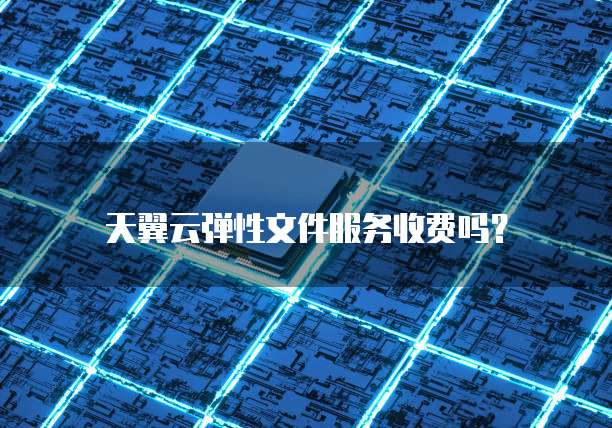 天翼云弹性文件服务收费吗?