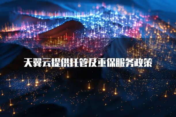 天翼云提供托管及重保服务政策