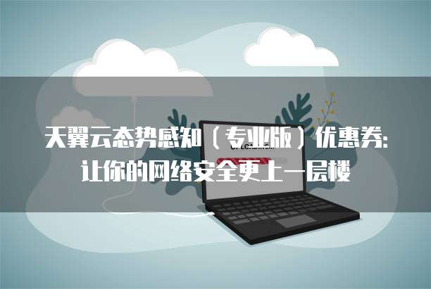 天翼云态势感知(专业版)优惠券:让你的网络安全更上一层楼