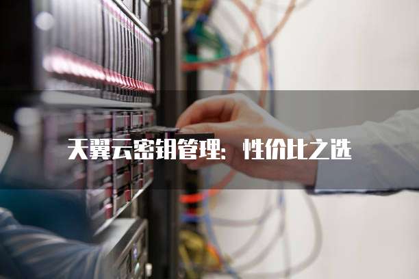 天翼云密钥管理:性价比之选