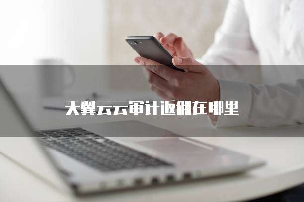 天翼云云审计返佣在哪里