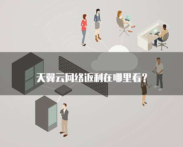天翼云网络返利在哪里看?