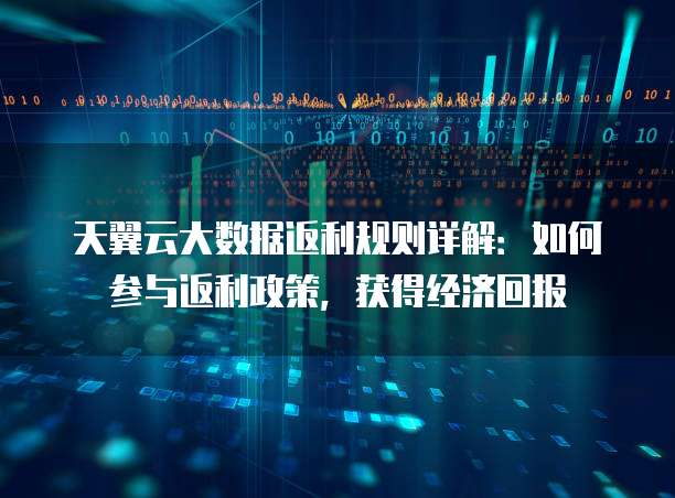 天翼云大数据返利规则详解:如何参与返利政策,获得经济回报