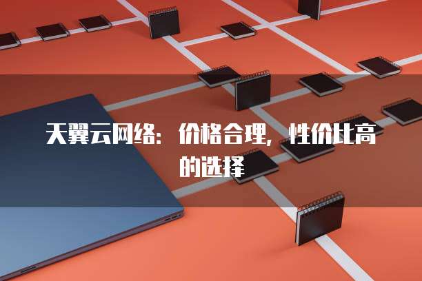 天翼云网络:价格合理,性价比高的选择