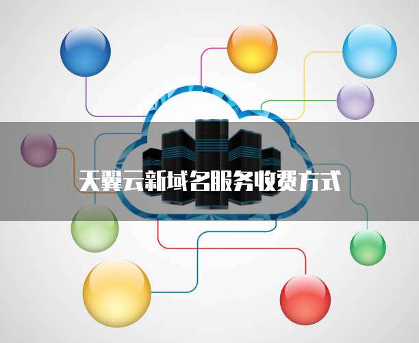 天翼云新域名服务收费方式