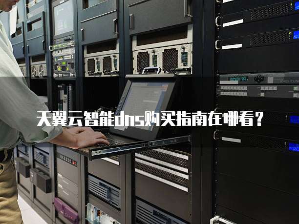天翼云智能dns购买指南在哪看?