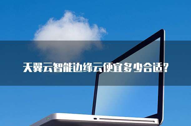 天翼云智能边缘云便宜多少合适？