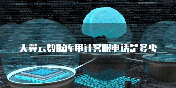 天翼云数据库审计客服电话是多少