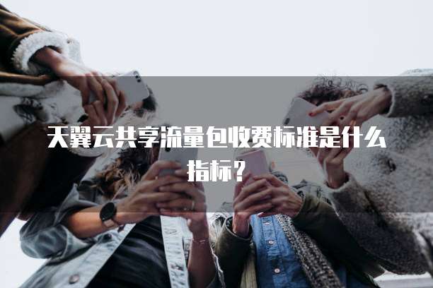 天翼云共享流量包收费标准是什么指标?