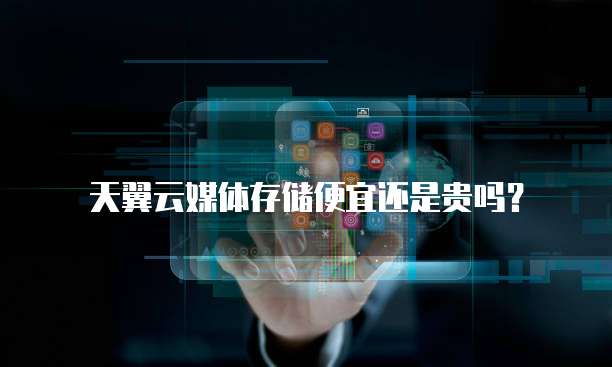 天翼云媒体存储便宜还是贵吗?