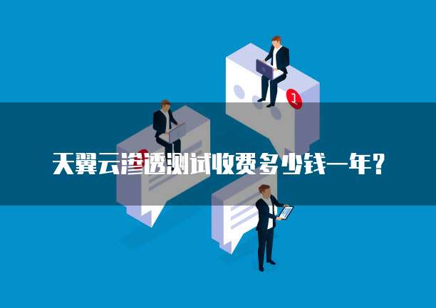天翼云渗透测试收费多少钱一年?
