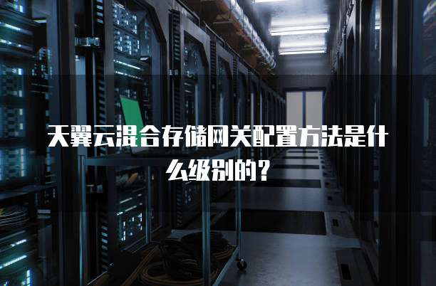 天翼云混合存储网关配置方法是什么级别的？