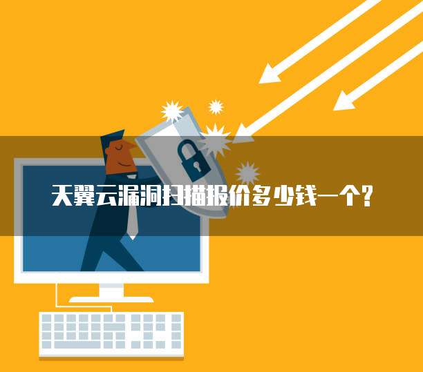 天翼云漏洞扫描报价多少钱一个?