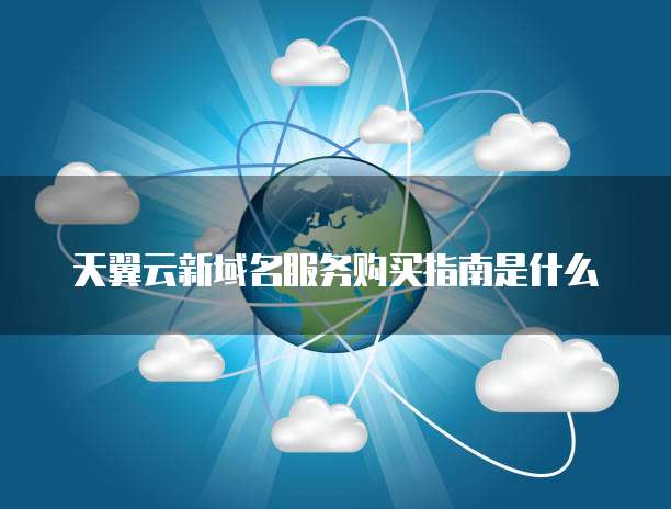 天翼云新域名服务购买指南是什么