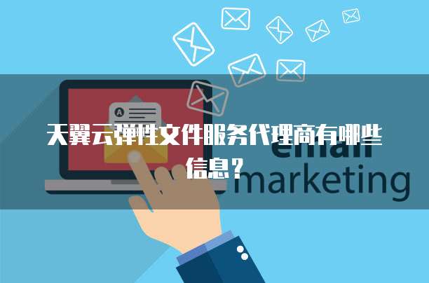 天翼云弹性文件服务代理商有哪些信息？