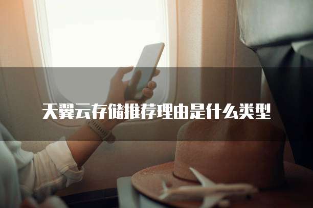 天翼云存储推荐理由是什么类型